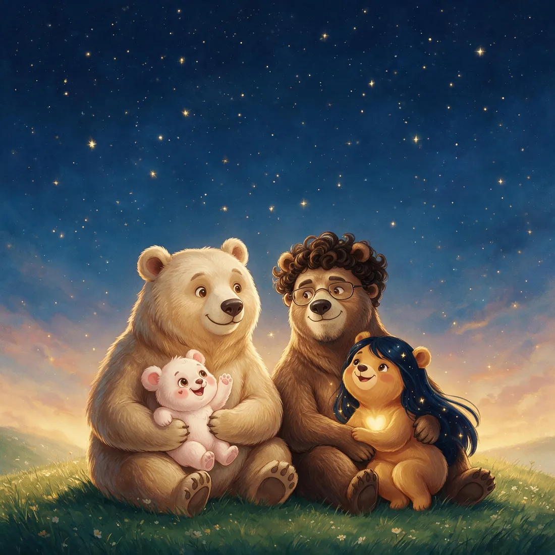 Nuestra familia: Papá, Papi y nuestras dos niñas